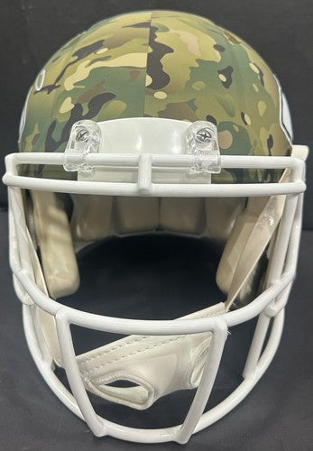 Patrick Mahomes Chiefs Signed Speed Authentic Camo Helmet FS Auto MVP Fanatics