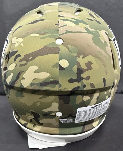 Patrick Mahomes Chiefs Signed Speed Authentic Camo Helmet FS Auto MVP Fanatics