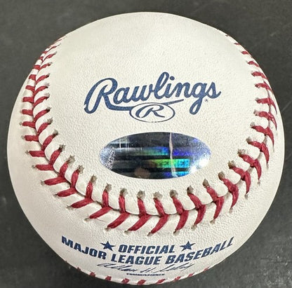 Tiki Barber Signed Official MLB Baseball NY Giants NYG #21 Autograph Steiner COA