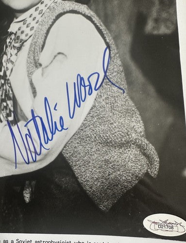 NATALIE WOOD Signed 8x10 Movie PHOTO Jsa Coa Mint AUTOGRAPH West Side Story Rare