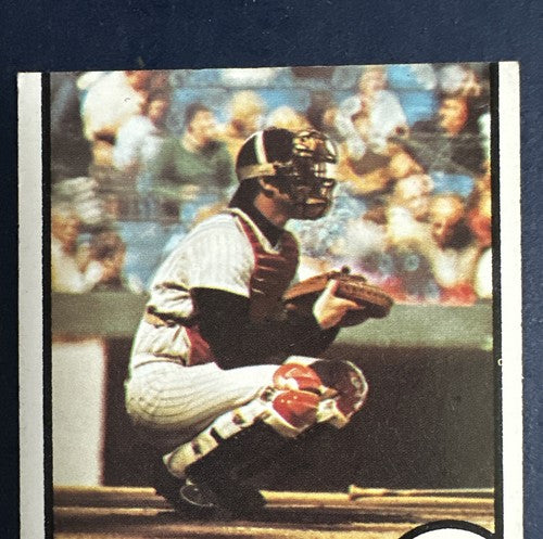 1973 TOPPS THURMAN MUNSON #142 Yankees Near Mint Nm Cut Error Dave Hamilton Rare