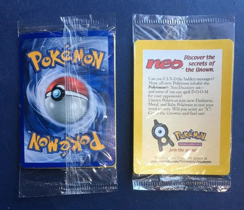 Pokemon Neo 2000 Trading Entei Black Star PROMO PACK Holo Factory Sealed Mint
