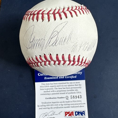 Johnny Bench Signed Official Mlb Baseball 1970 & 72 Mvp Auto Psa Coa Hof Reds