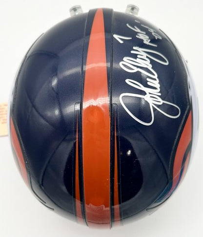 John Elway Signed Broncos Pro Line Authentic FS Helmet HOF 94 Auto Online COA