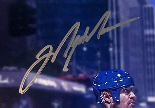 Messier Leetch Richter Graves Rangers Signed 16x20 Litho Framed Auto Steiner Coa