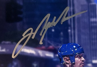 Messier Leetch Richter Graves Rangers Signed 16x20 Litho Framed Auto Steiner Coa