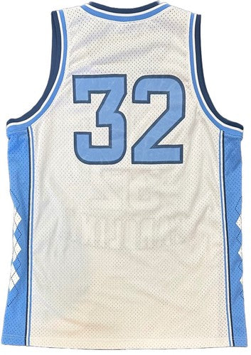 North Carolina Tar Heels Nike Jordan Authentic White Basketball Jersey #32 Lg +2