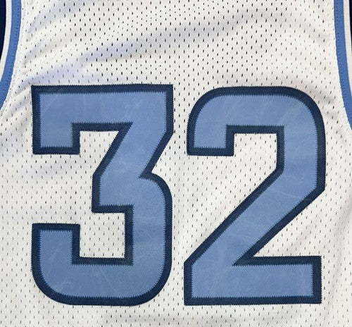 North Carolina Tar Heels Nike Jordan Authentic White Basketball Jersey #32 Lg +2