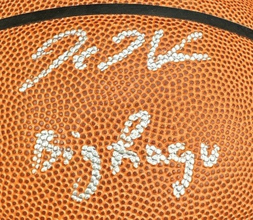 Donte Divincenzo Signed Authentic Wilson I/O Basketball Knicks Big Ragu Auto BAS