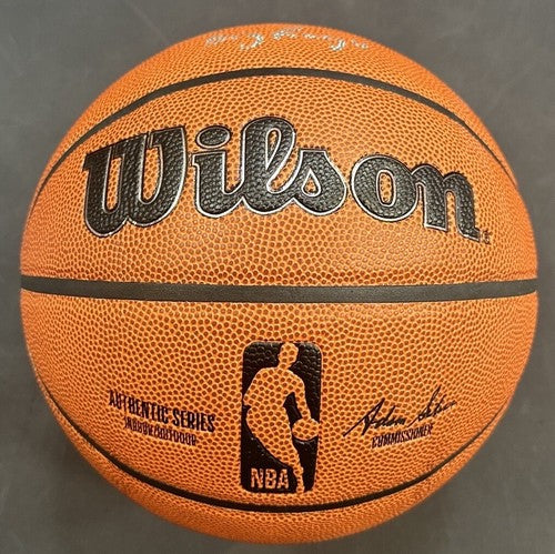 Donte Divincenzo Signed Authentic Wilson I/O Basketball Knicks Big Ragu Auto BAS