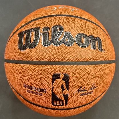 Donte Divincenzo Signed Authentic Wilson I/O Basketball Knicks Big Ragu Auto BAS