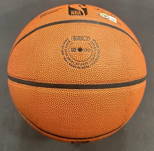 Donte Divincenzo Signed Authentic Wilson I/O Basketball Knicks Big Ragu Auto BAS