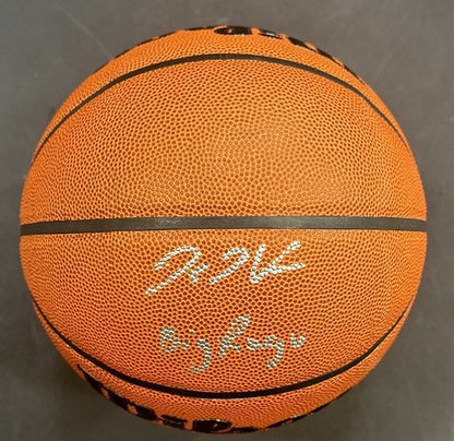 Donte Divincenzo Signed Authentic Wilson I/O Basketball Knicks Big Ragu Auto BAS