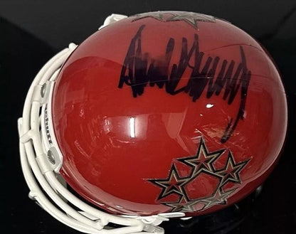 President Donald Trump Signed NJ Generals Usfl Mini Helmet Usa w/Case Auto JSA