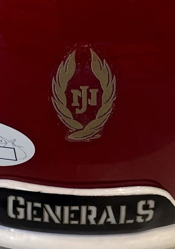 President Donald Trump Signed NJ Generals Usfl Mini Helmet Usa w/Case Auto JSA