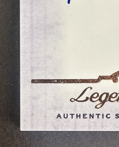 2012 Leaf Legends of Sport Inscriptions Dennis Eckersley Auto 1989 Ws Champs Hof