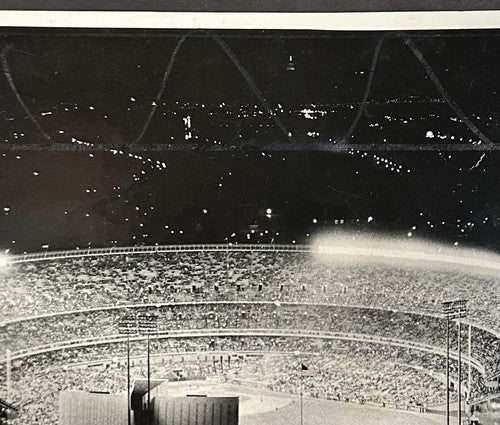 1973 World Series Game 3 Mets Athletics 11x14 Shea Stadium Original Wire Photo