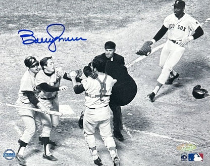 Bobby Murcer Signed 8x10 Framed Photo Yankees Fight Vs Red Sox Mint Auto Steiner