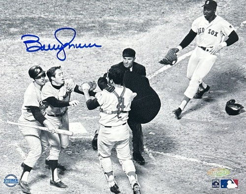Bobby Murcer Signed 8x10 Framed Photo Yankees Fight Vs Red Sox Mint Auto Steiner