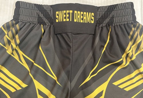 Jamahal Hill Signed UFC Fight Shorts Sweet Dreams Light HW Champion Auto BAS COA