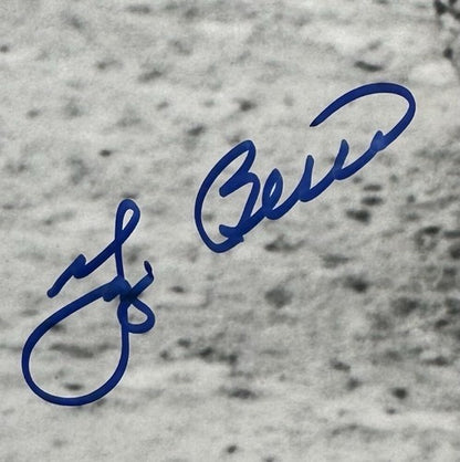 Yogi Berra Duke Snider Signed 16x20 Framed WS Photo Yankees Dodgers Auto COA