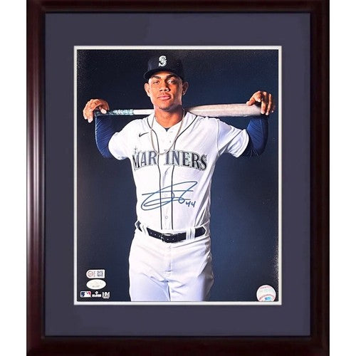 Julio Rodriguez Signed 11x14 Framed Photo Seattle Mariners Autograph ROY JSA COA