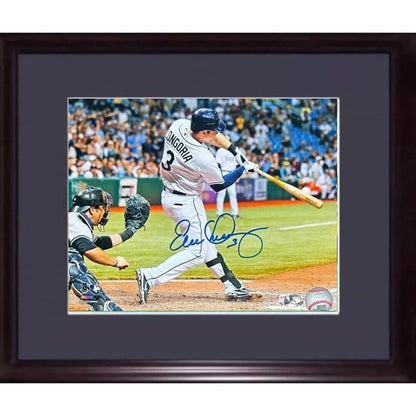 Evan Longoria Signed 8x10 Framed Photo ROY Tampa Bay Rays Auto LONGORIA HOLO COA