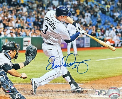 Evan Longoria Signed 8x10 Framed Photo ROY Tampa Bay Rays Auto LONGORIA HOLO COA