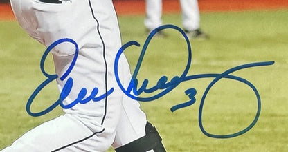 Evan Longoria Signed 8x10 Framed Photo ROY Tampa Bay Rays Auto LONGORIA HOLO COA