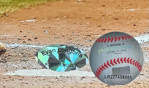 Evan Longoria Signed 8x10 Framed Photo ROY Tampa Bay Rays Auto LONGORIA HOLO COA