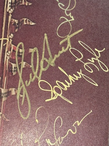 1977 Yankees WS Program Team Signed Reggie Jackson Catfish Hunter 21 Auto SGC
