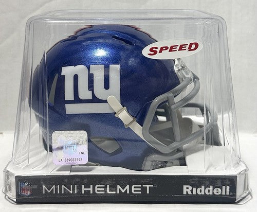 New York Giants Riddell Speed Authentic Mini Helmet Brand New NFL Holo