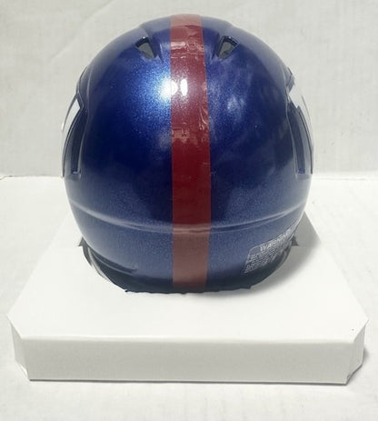 New York Giants Riddell Speed Authentic Mini Helmet Brand New NFL Holo
