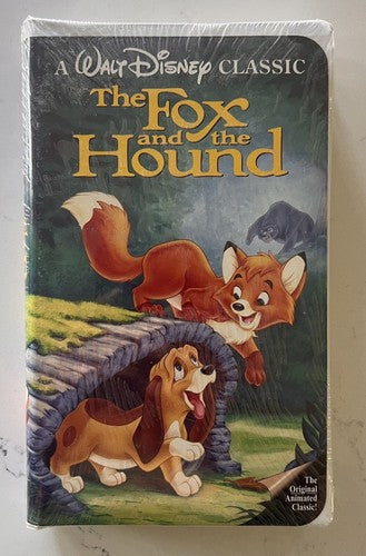 The Fox and The Hound Walt Disney RARE Black Diamond Classics Sealed VHS