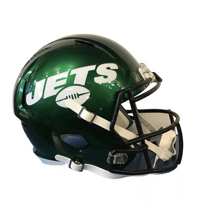 New York Jets Speed Replica Riddell NFL Full Size Football Helmet NIB Green