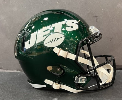New York Jets Speed Replica Riddell NFL Full Size Football Helmet NIB Green