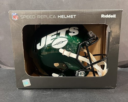 New York Jets Speed Replica Riddell NFL Full Size Football Helmet NIB Green