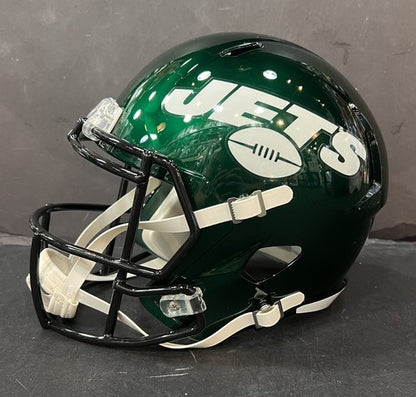 New York Jets Speed Replica Riddell NFL Full Size Football Helmet NIB Green
