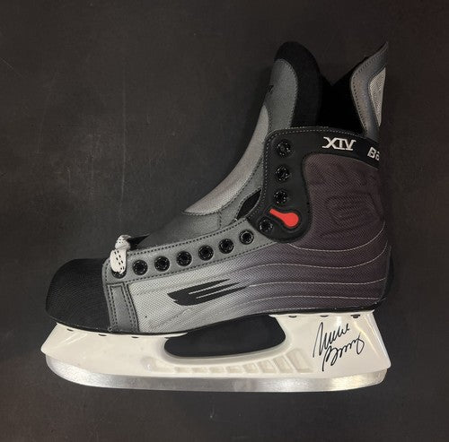 Mike Bossy NY Islanders Signed Ice Skate Auto Authentic Mint New Bauer Vapor LOA