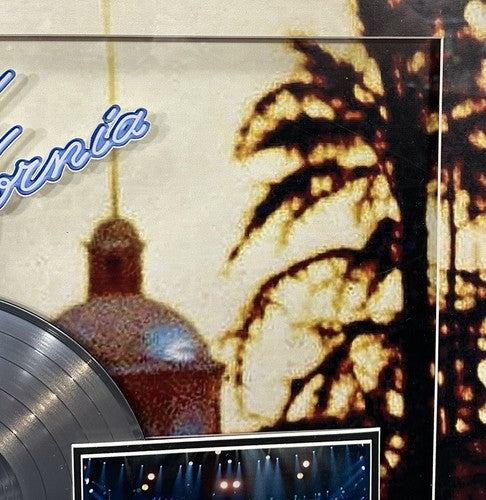 The Eagles Band 3D Framed Hotel California Album Platinum Record Facsimile Auto