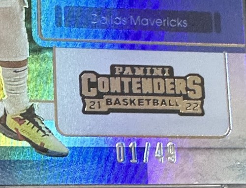 2021-22 Panini Contenders #18 Luka Doncic The Finals Ticket 1/49 1/1 Csg 9.5 MT