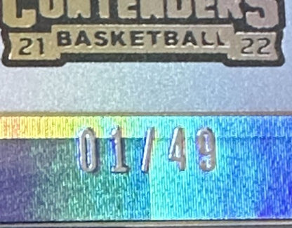 2021-22 Panini Contenders #18 Luka Doncic The Finals Ticket 1/49 1/1 Csg 9.5 MT