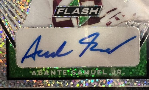 2021 Leaf Flash Asante Samuel Jr. Signed Green LE/25 Auto SGC 10 Florida State
