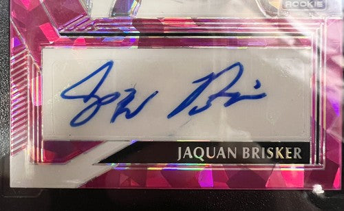 Jaquan Brisker 2022 Leaf Pro Set Signed Pink Crystal Rookie LE /15 Auto SGC 10