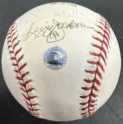 Reggie Jackson Signed 2001 WS Game 5 Off Field Baseball Yankees Auto MLB COA HOF