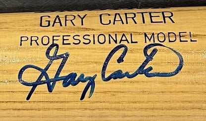 Gary Carter Signed Game Used Rawlings Adirondack Bat & Wrist Band Mets Auto PSA