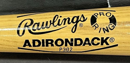 Gary Carter Signed Game Used Rawlings Adirondack Bat & Wrist Band Mets Auto PSA