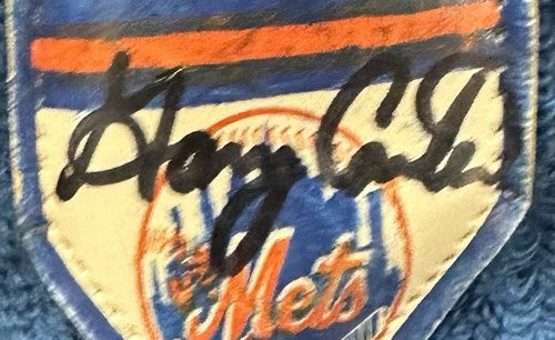 Gary Carter Signed Game Used Rawlings Adirondack Bat & Wrist Band Mets Auto PSA