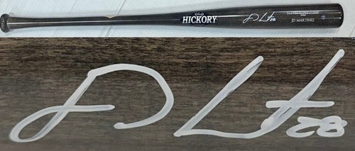 JD Martinez Signed Old Hickory Maple Game Model Bat Auto NY Mets Red Sox Steiner