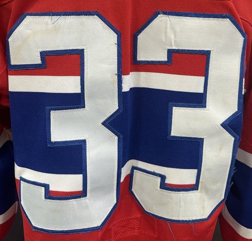 Patrick Roy Game Used 1986 Canadiens CCM Rookie Jersey Kinunen Scd Authentic